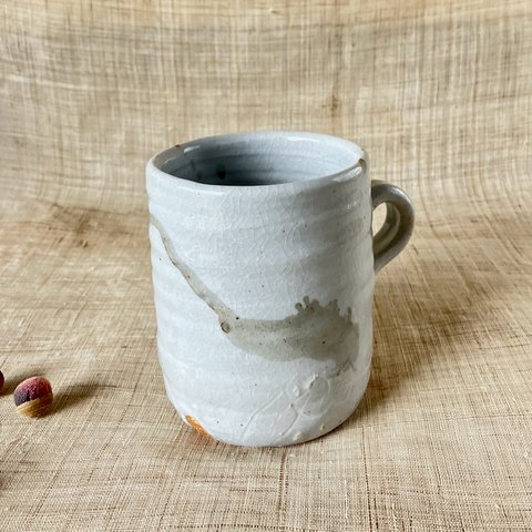 大きい窯焼きマグカップ / Handmade Large Kiln-fired Mug