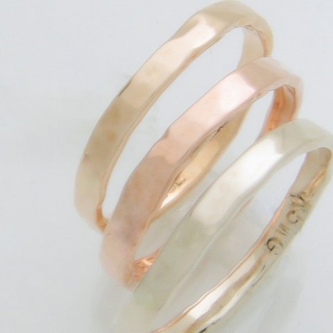 3ColorGold Ring "PinkGold【S】"