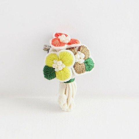 【受注生産】flower bouquet brooch  003