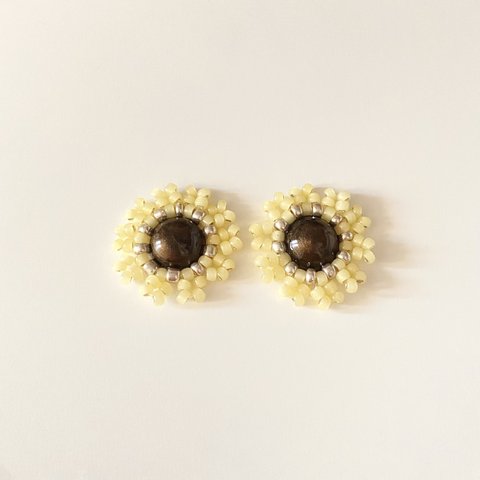 ♡ピアス×レジンピアス♡　Gerbera pierce🌼②