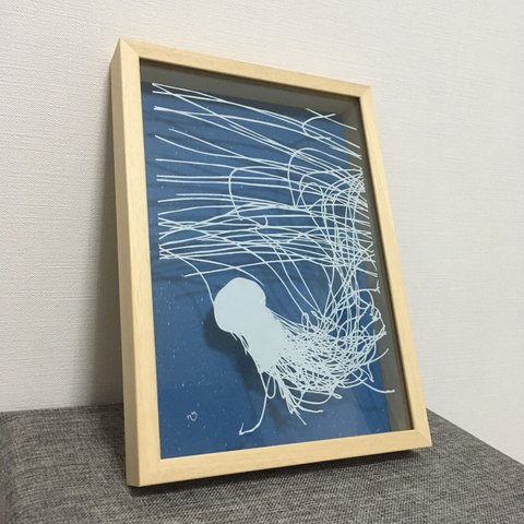 クラゲの切り絵