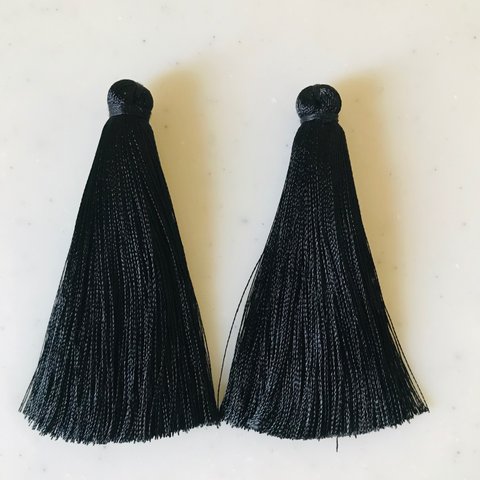 Black 70mm Long Tassel