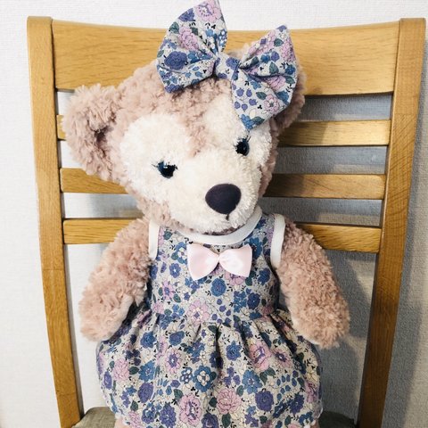 Sサイズ シェリーメイコスチューム 花柄ワンピース ディズニー Duffy handmade 1点のみ