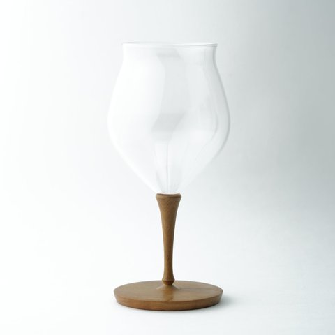 耐熱グラス 300㎖ 信州木(長野県産木材)使用