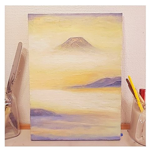 雲海　富士山　富士山画　インテリアアート　浄化