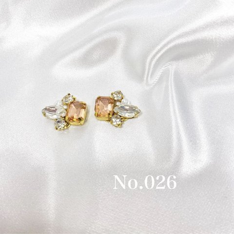 ピンクビジュー🩷イヤリング✳︎ピアス