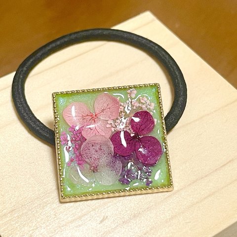 レジン🌸ヘアゴム🌸お花🌸