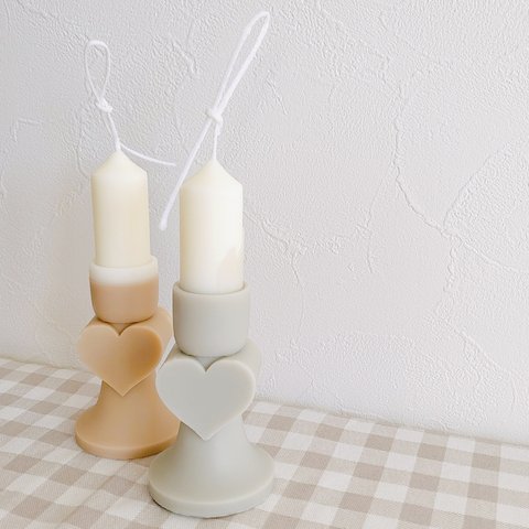 heart stick candle ‖ ハートスティックキャンドル