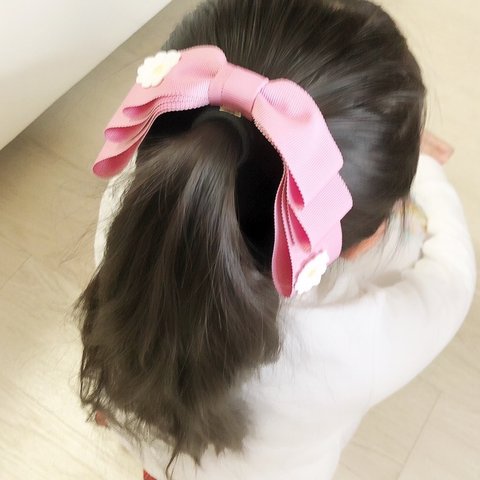 デイジー　ヘアゴム　キッズ　フォーマル　