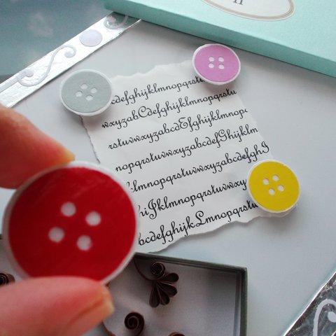 ｎ　ボタンマグネット（４個で１セット）Magnetic　Buttons