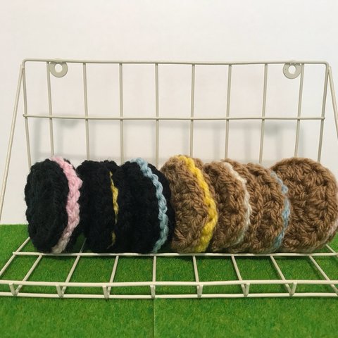 “cookies set” エコたわしorおもちゃ7枚セット オンリーワン🐶