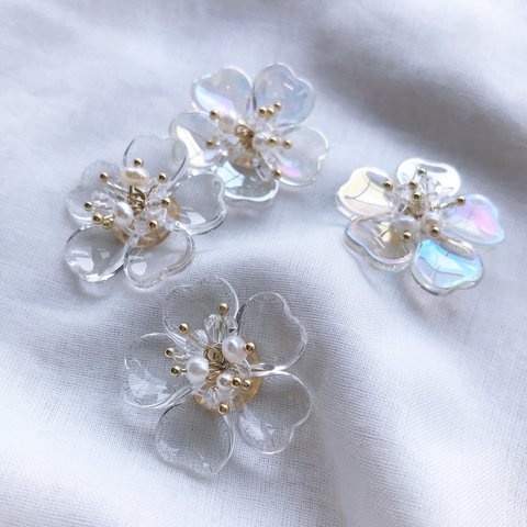 ♡#84(2pcs)＊お花のパーツ＊