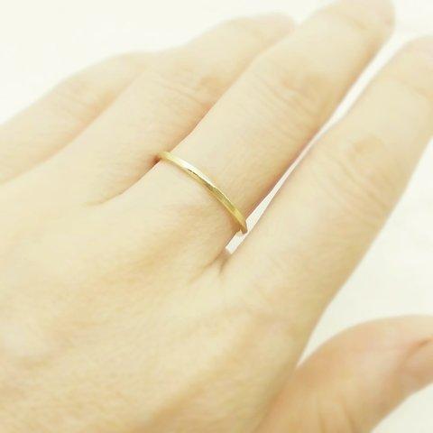 【送料無料！】L (Large Twist Brass ring)