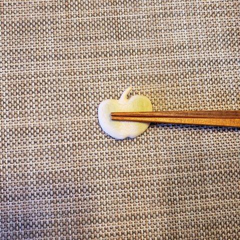 竹製箸置きリンゴ2個セット
