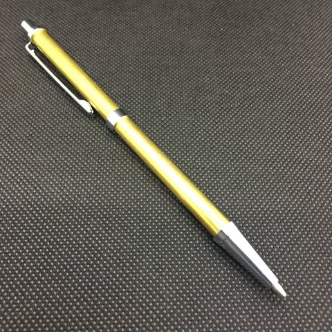 シャープペン 0.7mm 2段式 クローム(銀色) ビーズステッチ ビーズ織 副資材 ハンドメイド
