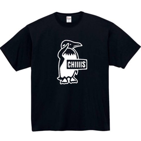  【半袖/長袖】【全サイズ無料】　ちぃーっす　ペンギン　おもしろTシャツ  パロディ 面白 プレゼント プリント　半袖　長袖　Tシャツ