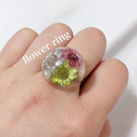 Spring flower ring