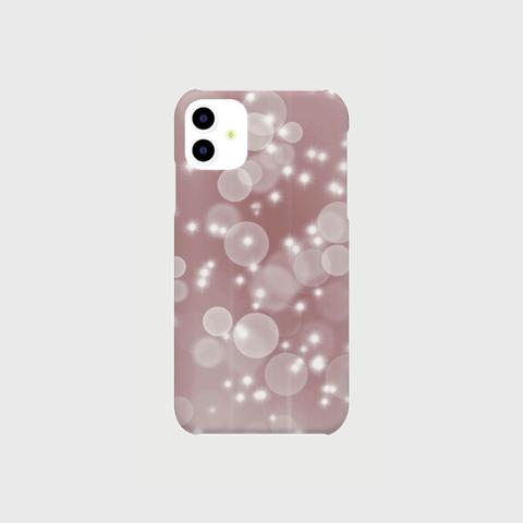  iPhone対応 android対応　スマホケース　水玉　ピンク　可愛い　スマホ　ハンドメイド