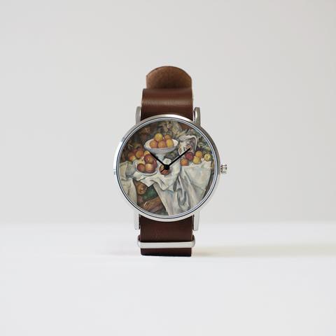 セザンヌ＿"林檎とオレンジ"の腕時計