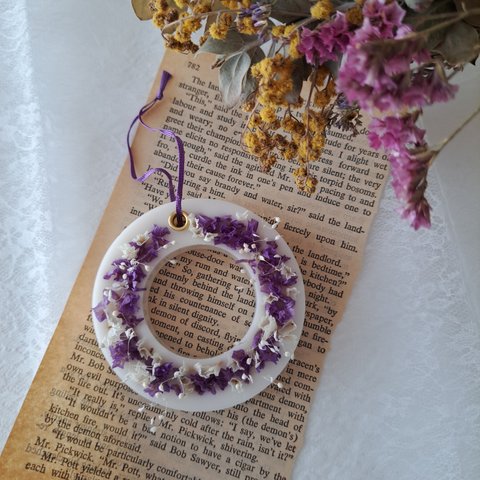 アロマワックスサシェ 紫の花束