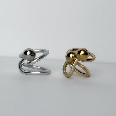 【全品30%オフ】-- ball ring ---- 錆びないリング / 指輪 / ピンキーリング / アレルギー対応 / シルバーリング / フリーサイズ / ペアリング / ペア / リング