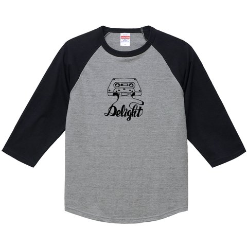 hntbk raglan delight (MIX GRAY/BLACK)