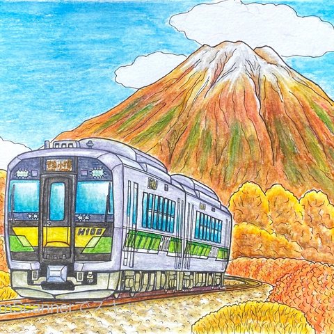 描き鉄ポストカード2枚セット［記憶にとどめたい函館本線・山線］