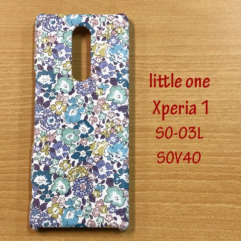 【リバティ生地】ミッシェルブルー Xperia 1