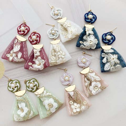 【4月新作】刺繍リボン×水引