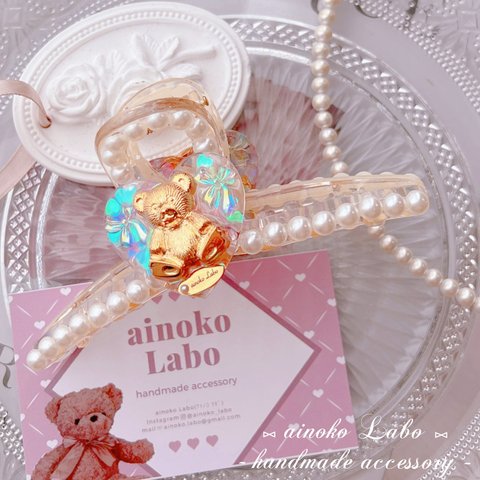 ❤︎ magical heart girly bear hair accessory ❤︎