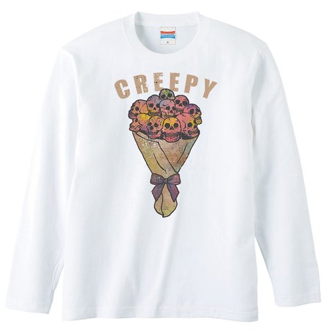 [ロングスリーブTシャツ] creepy flower