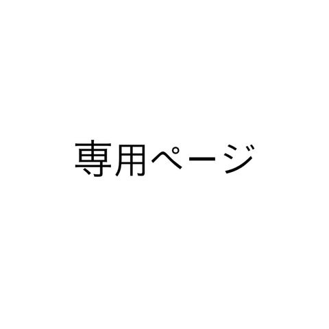 ☆ぴーちゃんさん専用☆