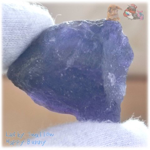 ◆ 特濃色 宝石質 高透明 紫系 パープルフローライト 欠片 結晶 蛍石 原石 M22