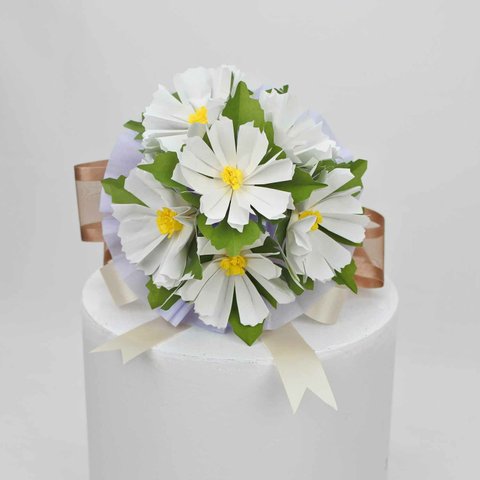 Paper flower kit with video ♥  Cosmos Origami Bouquet Kit ♥