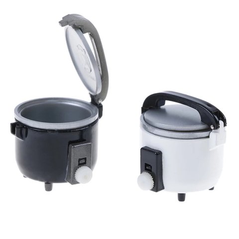 1個 炊飯器 ミニチュア クッキング 調理器具 ドール用 ハンドメイド パーツ カスタム ミニチュア アイテム ドール用品 ドールハウス