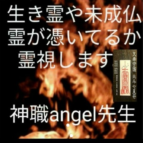 本日のみ低価格霊視貴方に霊憑いてるのか霊視神職霊媒師angel先生