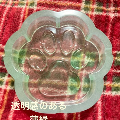 クリアな薄緑肉球🐾