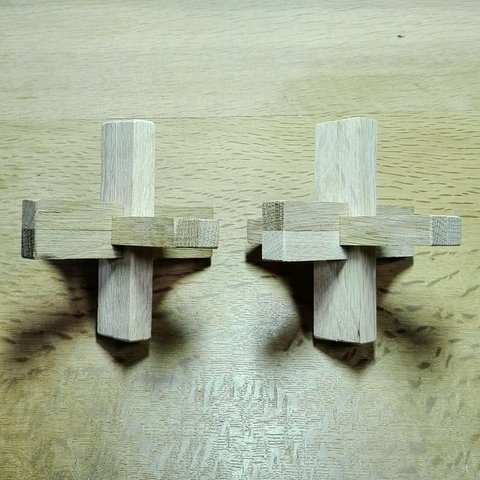 wooden puzzle8　　木製パズル