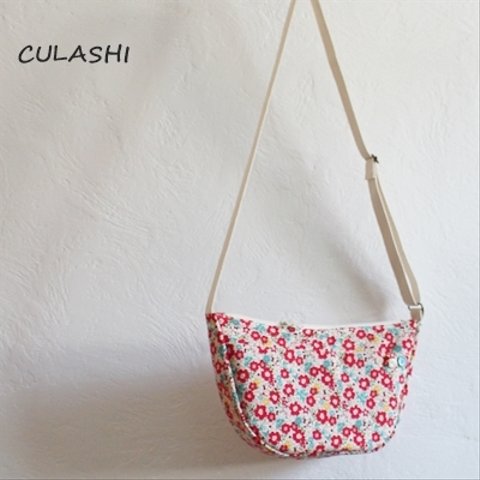 Round shoulder Bag【small flower】～★送料込み商品