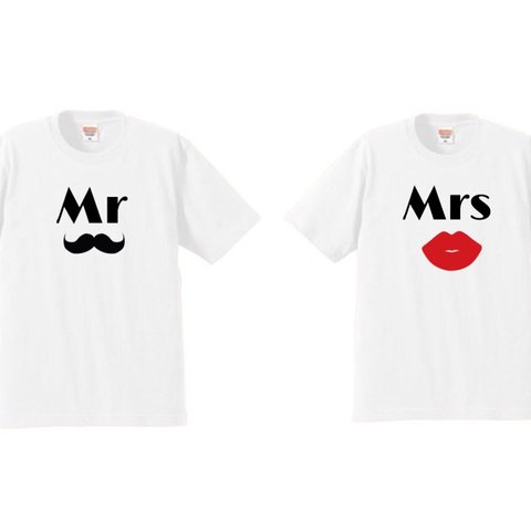 ⑴ Mr & Mrs Tシャツセット