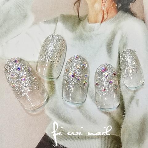 Glitter Crystals♡ネイルチップ♡キラキラストーン