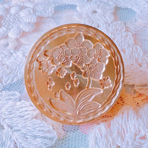 30mm スミレの花 シーリングスタンプ ヘッド 菫