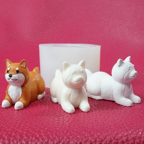 ハンドメイド シリコンモールド 柴犬