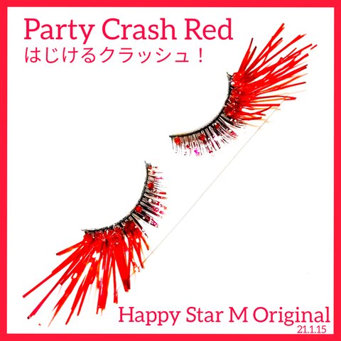 ❤感謝品♥️Party Crash Red★パーティー クラッシュ レッド    ★partyまつげ★送無料●即買不可