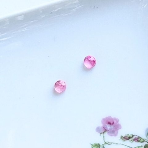 小さなピンク螺鈿のピアスイヤリング【1845】#シェル#ピアス#イヤリング　　和　伝統工芸　秋ピアス