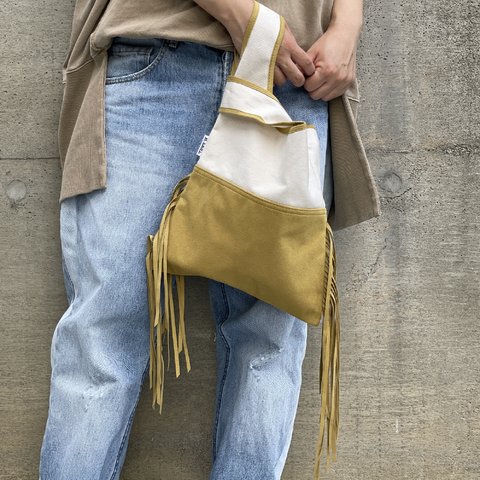 EARLフリンジマルシェBAG【TAN】