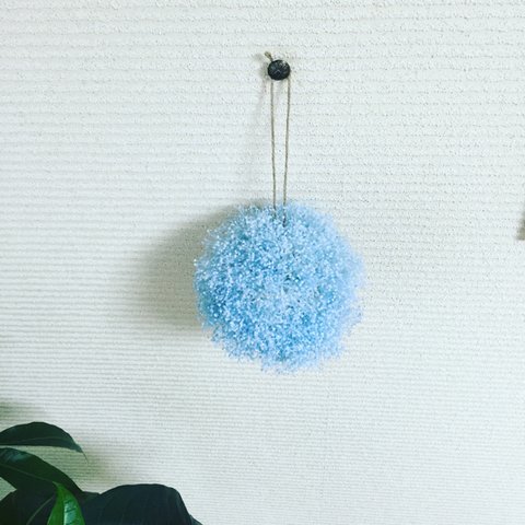 かすみ草のふわふわ ボール