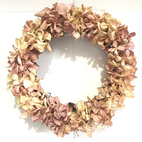 peegee hydrangea  wreath