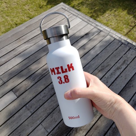 MILK3.8 メタルハンドルサーモボトル 500ml