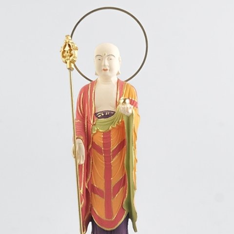 地蔵菩薩 仏像 菩薩法像 地蔵菩薩 風水 福寿 置物 財運グッズ 高級木彫り